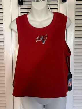 NWT Tampa Bay Buccaneers Red Sleeveless Tank Top
